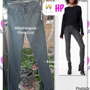 New J Brand 620 Super Skinny Mid-Rise Shimmery Glitters Faded Future Jeans 24